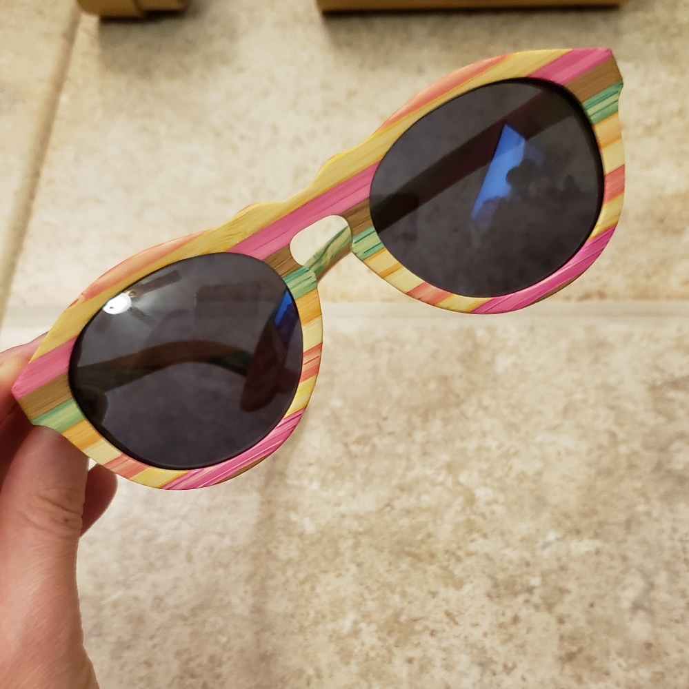 Mini Tree Bamboo Multicolor Sunglasses